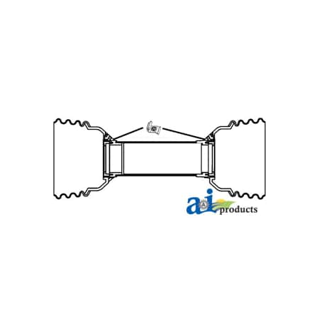 A & I Products Shield & Bearing Kit 49" x6" x6" A-WSK05